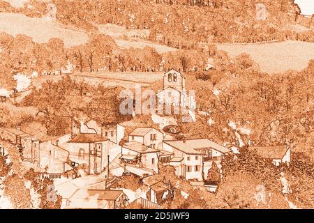 Saint Herent, Puy-de-Dome, Auvergne, France Stock Photo