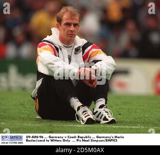 09-JUN-96, Germany v Czech Republic, Referee David Elleray books ...