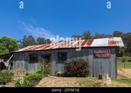 Gallery 33 in the historic town of Laguna, a locality in the city of Cessnock, in the Hunter Region of New South Wales, Australia. Stock Photo