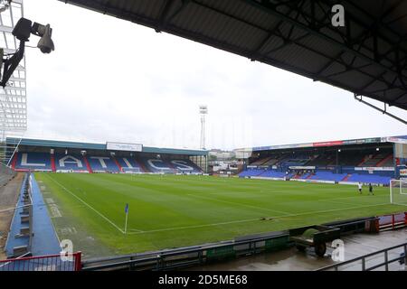 A general view of Boundary Park, home of Oldham Athletic Stock Photo