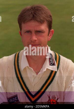 KEVIN EVANS, NOTTINGHAMSHIRE COUNTY CRICKET CLUB Stock Photo