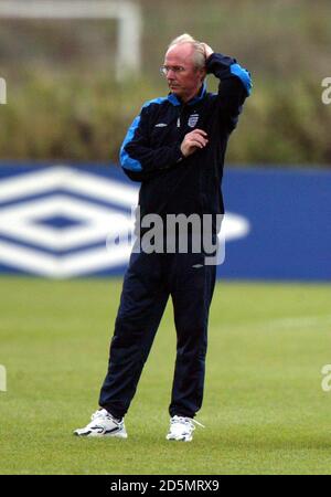 England's manager Sven Goran Eriksson Stock Photo