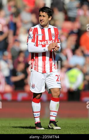 Stoke City's Bojan Krkic during the lap of appreciation Stock Photo