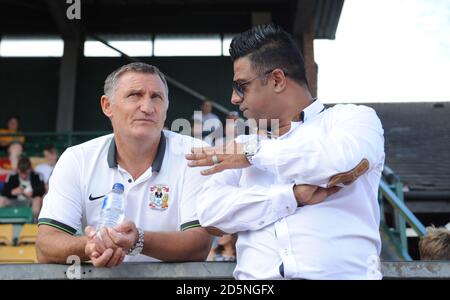 Coventry City's Manager Tony Mowbray.   Stock Photo