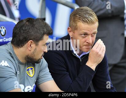 Leeds United's manager Gary Monk. Stock Photo