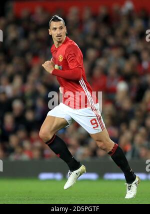 Manchester United's Zlatan Ibrahimovic Stock Photo - Alamy