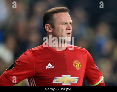 Manchester United's Wayne Rooney in action Stock Photo