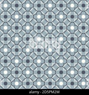 Tangled modern pattern, based on traditional oriental arabic geometric repeat patterns. Seamless vector background. Plain neutral natural colors - eas Stock Vector