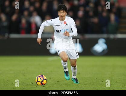 Swansea City's Ki Sung-Yueng Stock Photo