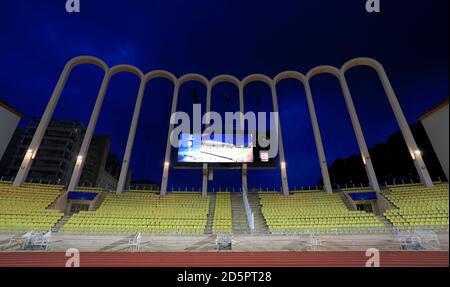 General View of Louis II Stadium during Ligue 1 McDonald's match ...