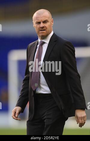 Burnley manager Sean Dyche before the Premier League match at Turf Moor ...