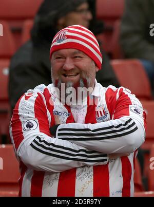 Stoke City fan Sean Ruane aka Hairy Potter  Stock Photo