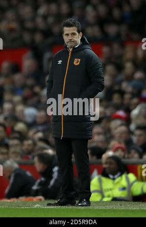 Hull City manager Marco Silva looks dejected on the touchline Stock Photo