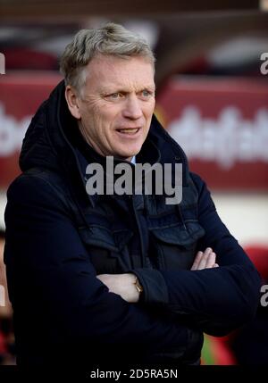 Sunderland manager David Moyes before the Premier League match at the ...