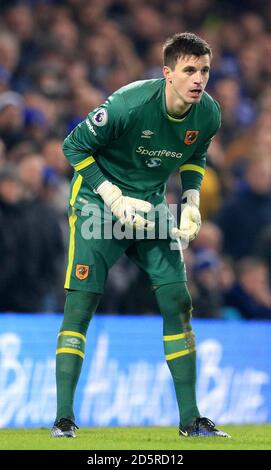Hull City goalkeeper Eldin Jakupovic Stock Photo