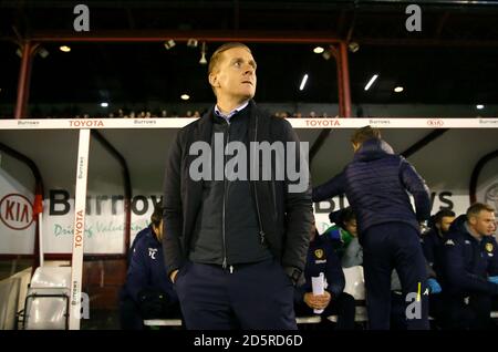 Leeds United's manager Gary Monk Stock Photo