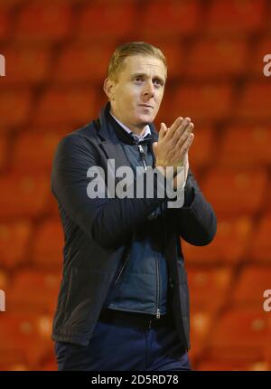 Leeds United's manager Gary Monk Stock Photo