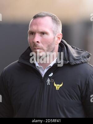 Oxford United manager Michael Appleton Stock Photo