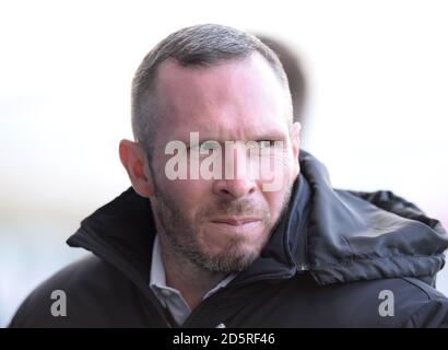 Oxford United manager Michael Appleton Stock Photo