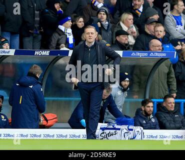 Leeds United's manager Gary Monk Stock Photo