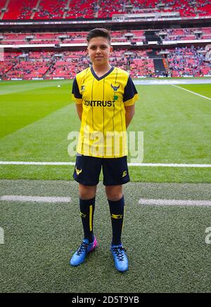 Oxford United mascot prior to the match  Stock Photo