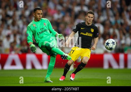 Real Madrid goalkeeper Keylor Navas Stock Photo