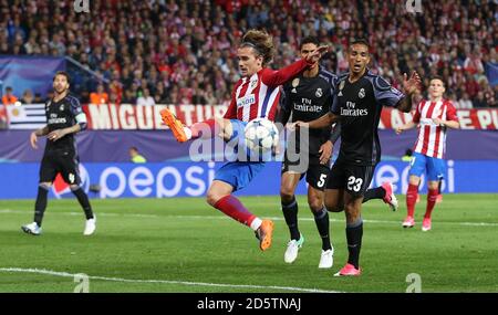 Atletico Madrid's Antoine Griezmann in action Stock Photo