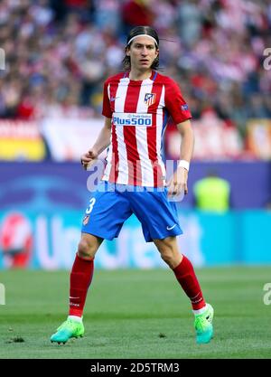 Kasmirski Filipe Luis, Atletico Madrid Stock Photo