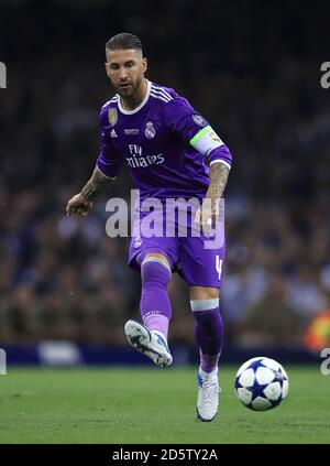 Real Madrid's Sergio Ramos during the 2017 Champions League Final