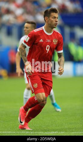 Russia's Fyodor Smolov Stock Photo