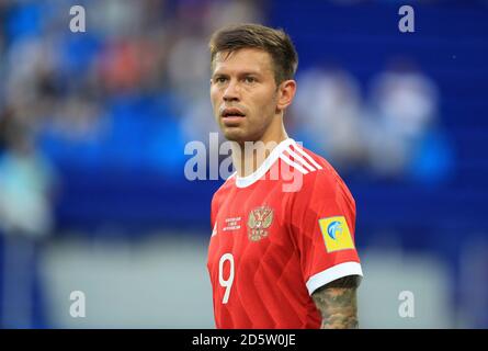 Russia's Fyodor Smolov Stock Photo