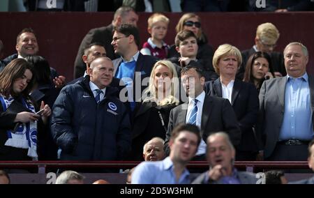 Brighton and Hove Albion Chief Executive Paul Barber and Chairman Tony ...