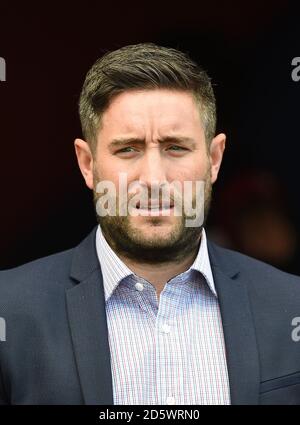 Bristol City head coach Lee Johnson Stock Photo