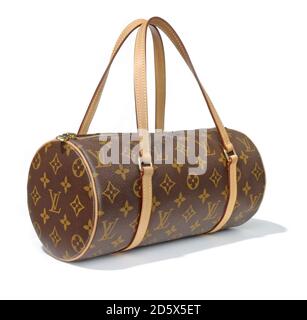 Louis Vuitton Men's briefcase made from Epi leather on white background  Stock Photo - Alamy