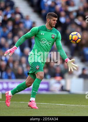 Southampton goalkeeper Fraser Forster Stock Photo