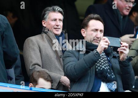 IAAF president Lord Sebastian Coe in the stands  Stock Photo