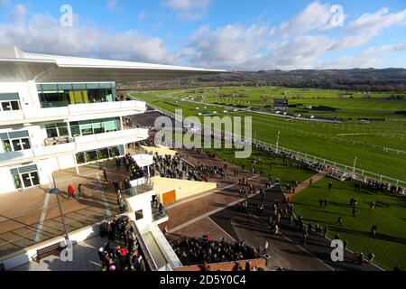 General view during day one of The International meeting at Cheltenham Racecourse Stock Photo