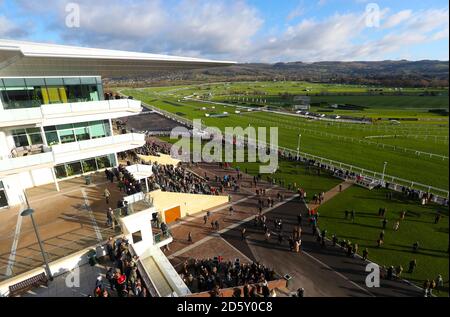 General view during day one of The International meeting at Cheltenham Racecourse Stock Photo