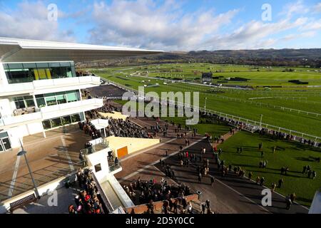 General view during day one of The International meeting at Cheltenham Racecourse Stock Photo