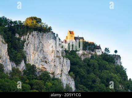 Germany, Baden-Wuerttemberg, Werenwag Castle near Beuron Stock Photo