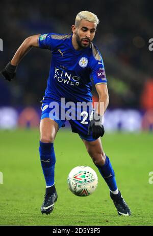 Riyad Mahrez, Leicester City Stock Photo