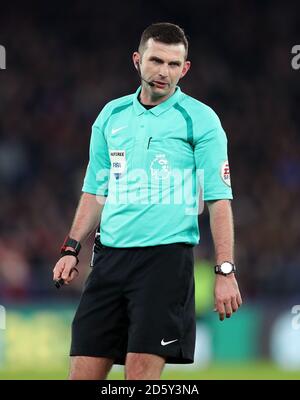 Referee Michael Oliver During The Premier League Match Liverpool Vs 