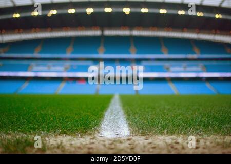 General view of the pitch ahead of the match  Stock Photo