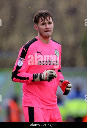 Forest Green Rovers Goalkeeper Bradley Collins Stock Photo