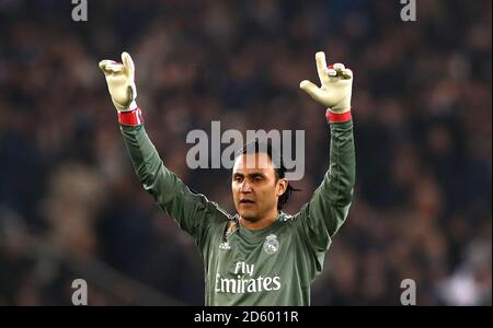 Real Madrid goalkeeper Keylor Navas Stock Photo