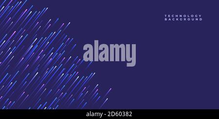 technology background design . fiber optic data movement background design. vector illustration Stock Vector