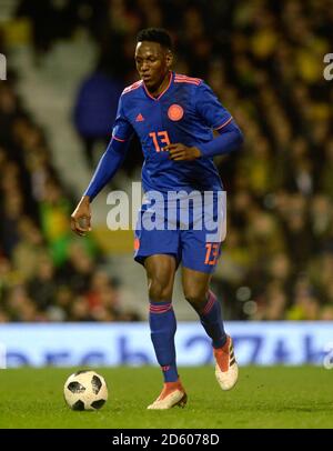 Colombia's Yerry Mina Stock Photo