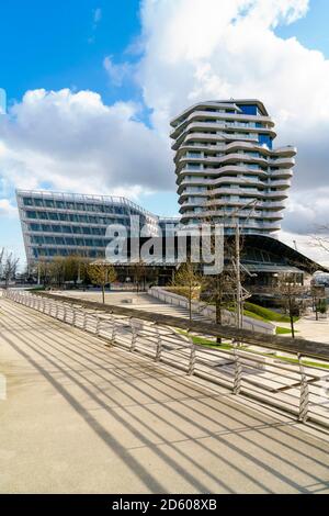 Germany, Hamburg, Hafencity, Unilever headquarter Stock Photo