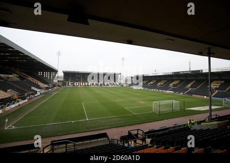 General view of Notts County's Meadow Lane ground ahead of their Sky Bet League Two match against Coventry City. Stock Photo