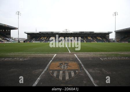 General view of Notts County's Meadow Lane ground ahead of their Sky Bet League Two match against Coventry City Stock Photo